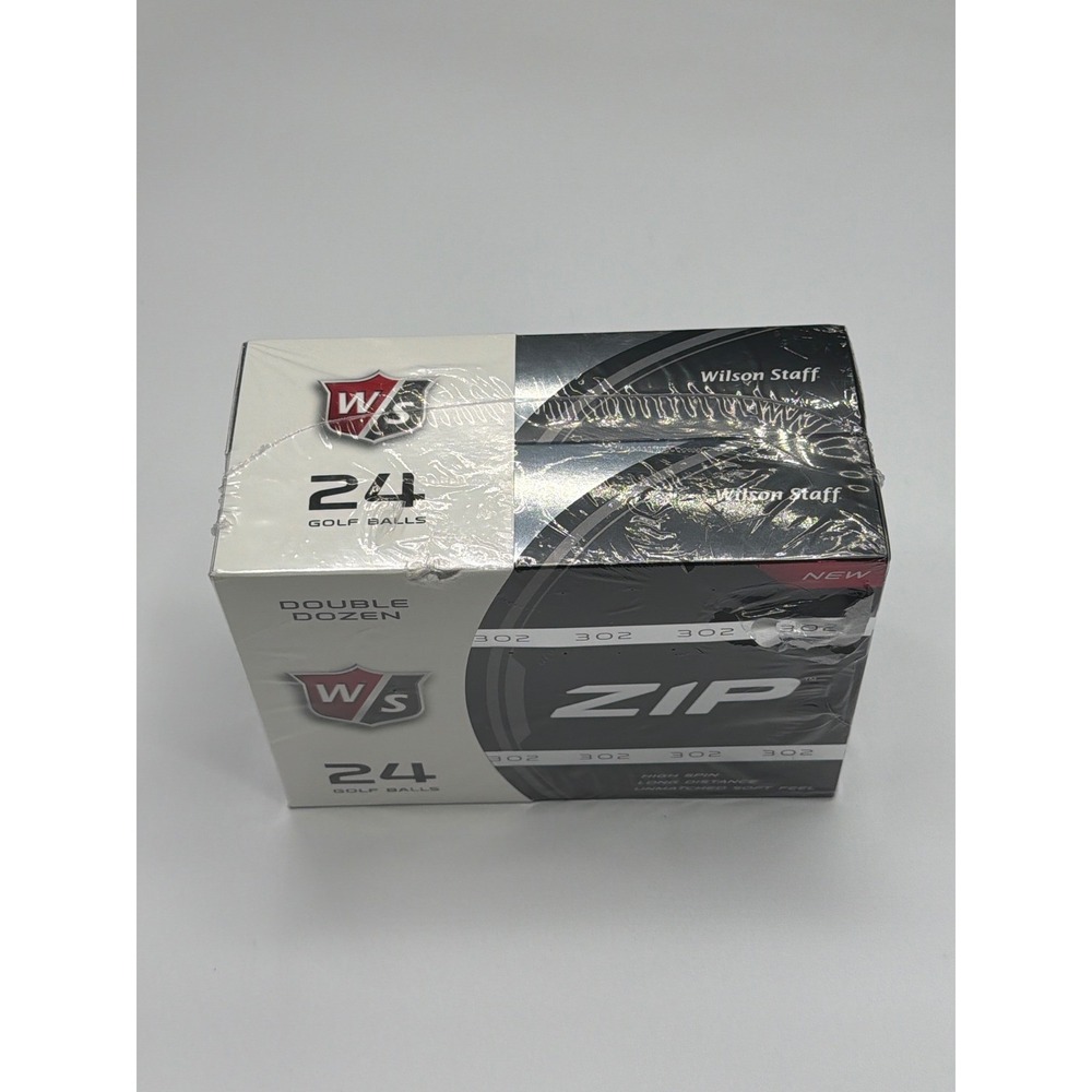 Wilson Staff 24 Golf Balls Double Dozen ZIP 302‎ NEW Sealed